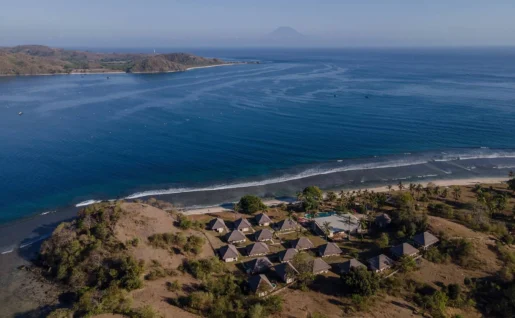 Vue d'ensemble, Bleu Mathis, Gili Asahan, Indonésie