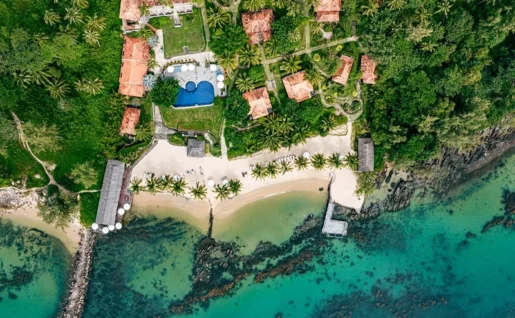 Vue aérienne, Phu Quoc Eco Beach Resort, Phu Quoc, Vietnam