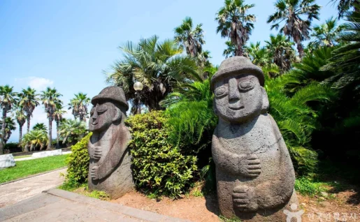 Statues harubangs, Ile de Jeju, Corée du sud
