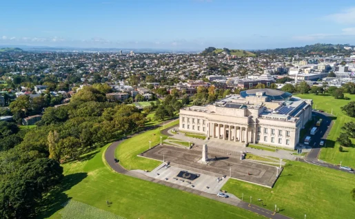 Vue aérienne du memorial
