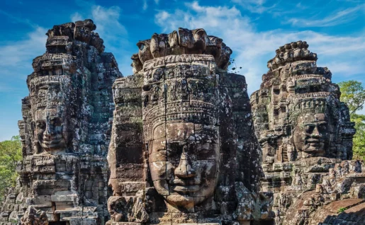 Temple Bayon, Angkor, Cambodge