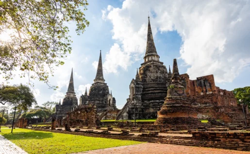 Temple Wat Phra Sri Sanphet, Ayutthaya, Thailande