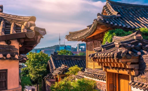 Village de Bukchon Hanok, Séoul, Corée du sud