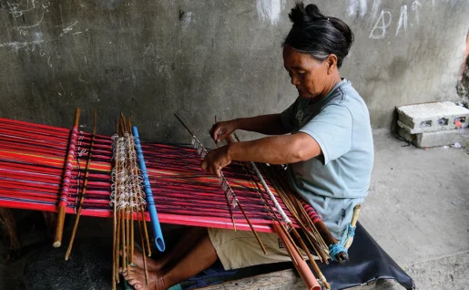 Atelier de tissage, Sagada, Philippines