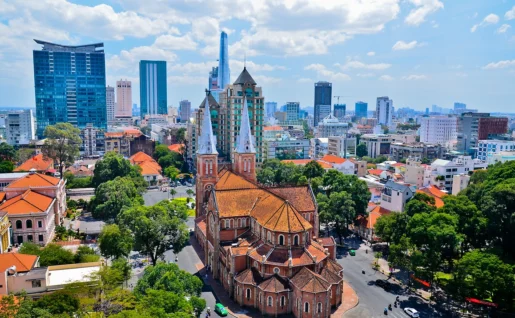Cathédrale Notre-Dame, Ho Chi Minh Ville, Vietnam