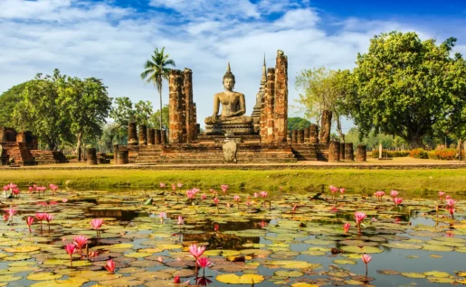 Wat Mahathat, Sukhothai, Thaïlande