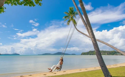 The Vijitt, plage, Phuket, Thaïlande