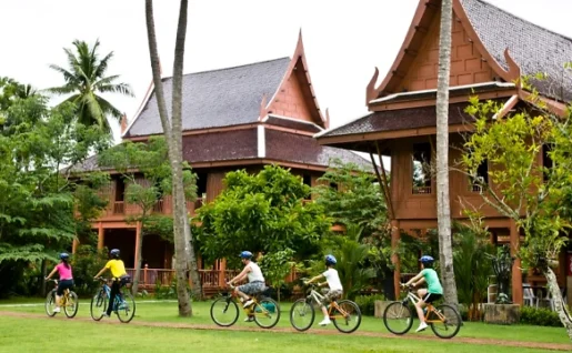 Balade en vélo, Samut Songkram, Thaïlande