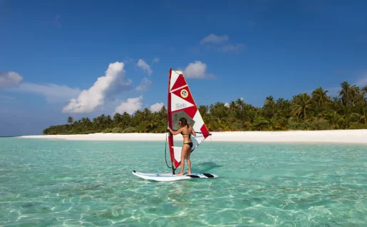 Planche à voile, Meeru Island Resort & Spa, Maldives