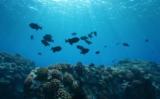 Océan, Huahine, Polynésie Française
