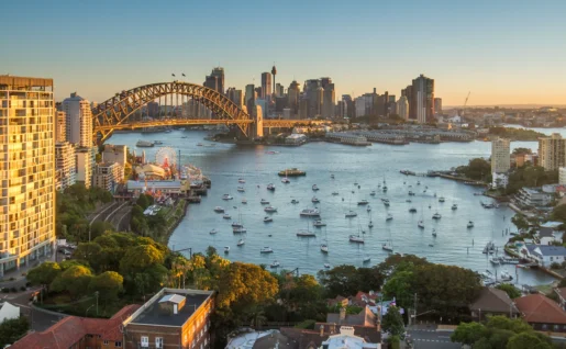 Vue sur Sydney, Australie