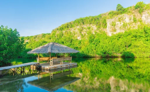 Lagon tropical, Île de Sumilon, Philippines