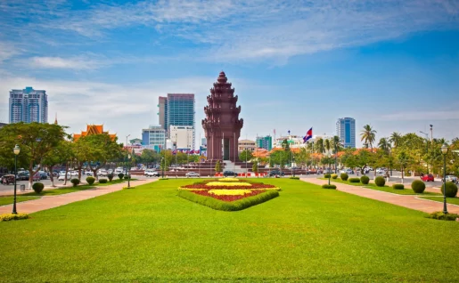 Monument de l'Indépendance, Phnom Penh, Cambodge