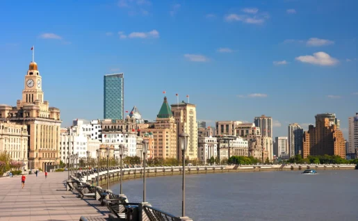 Bâtiments historiques du Bund à Shanghai, Chine