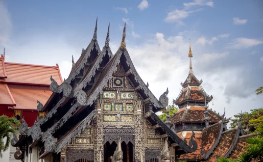 Palais Wat Chedi Luang, Chiang Mai, Thaïlande