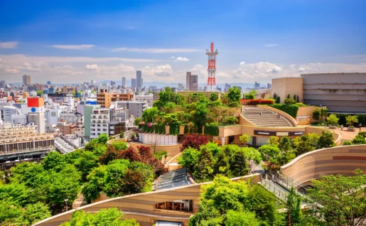 Namba Parks, Osaka, Japon