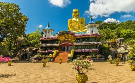 Le Temple d'Or à Dambulla, Sri Lanka