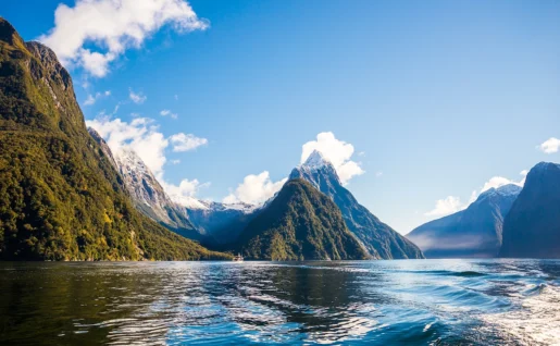 Mitre Peak à Milford, Nouvelle-Zélande