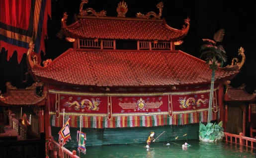 Marionnettes sur l'eau, Hanoi, Vietnam