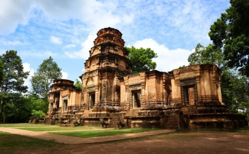 Temple Preah Ko, groupe Roluos, Siem Reap, Cambodge