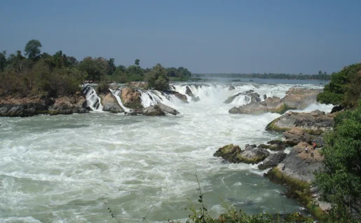 Chutes Khone Phapheng, Île de Khong, Laos