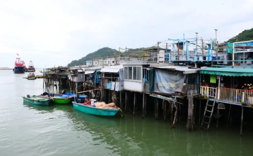 Village de pêcheurs, Ile de Lantau, Hong Kong