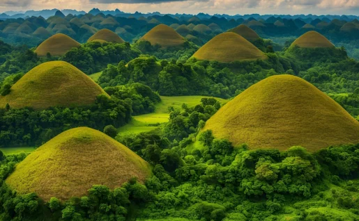 Chocolate Hills, Bohol, Panglao Island, Philippines