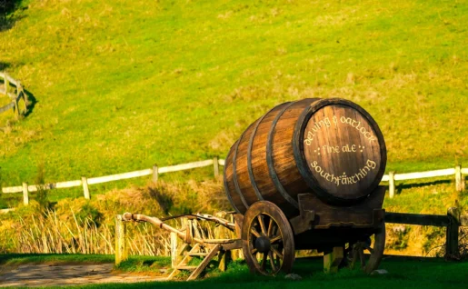 Hobbiton, tonneau de vin