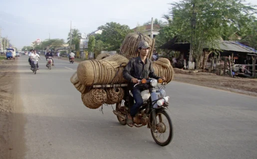 Entre Phnom Penh et Battambang, Cambodge