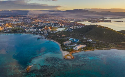 Vue aérienne sur Nouméa