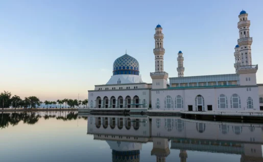 Mosquée, Kota Kinabalu, Malaisie