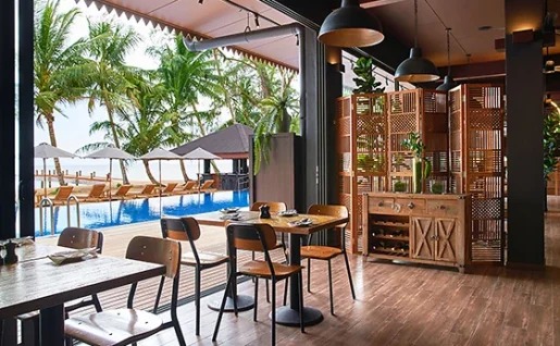 Restaurant, The Boathouse, Tioman, Malaisie