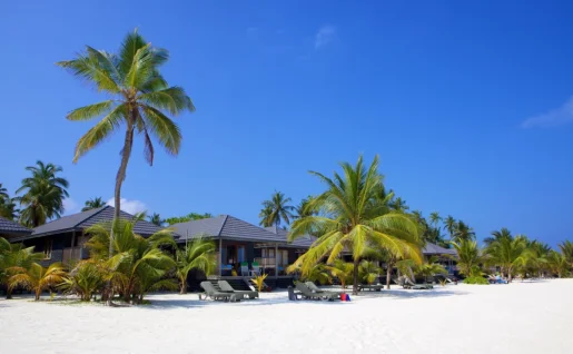 Villas plage, hôtel Kuredu Island Resort, Maldives