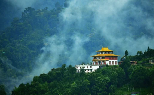 Monastère, Gangtok, Inde