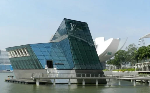 Bâtiment architecture, Singapour