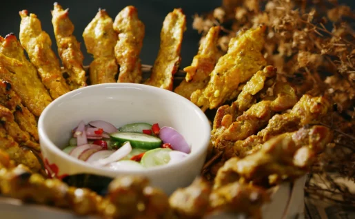 Satay de porc traditionnel, Singapour