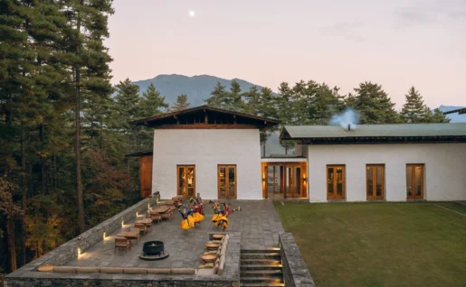 Terrasse, Amankora, Thimphu, Bhoutan