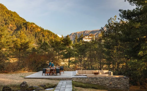 Dîner privé, Amankora Paro, Paro, Bhoutan