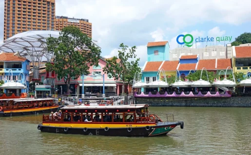 Croisière, Clarke Quay, Singapour