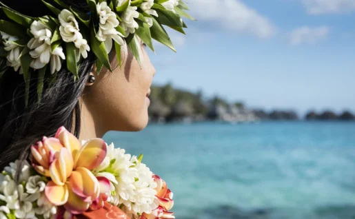 Vahine à Tahiti