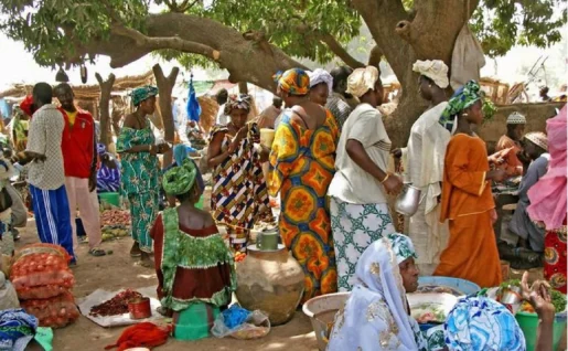 Marché local, Bambougar, Sénégal