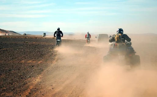 Balade en quad, près du Lac Rose, Sénégal