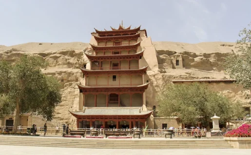 Grottes de Mogao, Dunhuang, Gansu, Chine