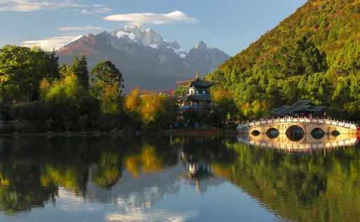 Montagne du dragon de jade, Lijiang, Chine
