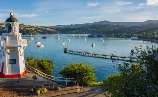 Akaroa, presqu'île Banks, Nouvelle-Zélande
