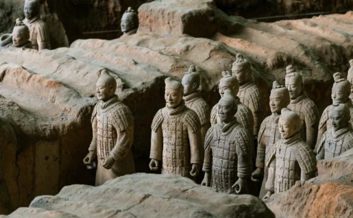 Soldats en terre cuite, Xian, Chine