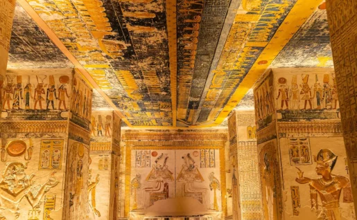 Tombe des pharaons Ramsès V et VI dans la Vallée des Rois, Louxor, Égypte