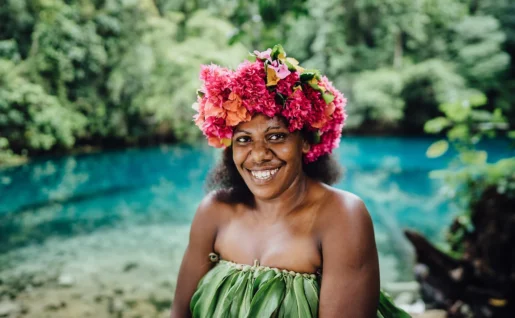 Femme au Vanuatu