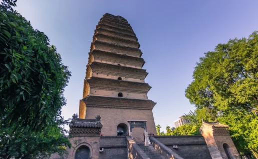 Petite Pagode de l'Oie Sauvage, Xian, Chine