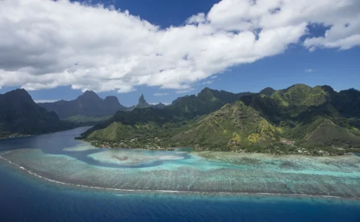 Moorea, vue aérienne